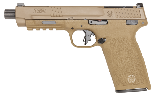 SMITH AND WESSON M&P5.7 OR 5.7X28 5" FDE TB