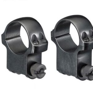 RUGER RING SET 1" MED MATTE BL M77