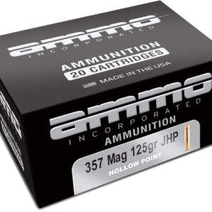 AMMO INC 357MAG 125GR JHP