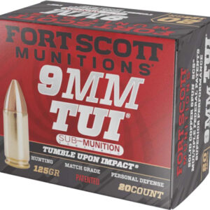FORT SCOTT 9MM TUI 125GR SOLID