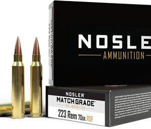 NOSLER MATCH GRADE 223REM 70GR