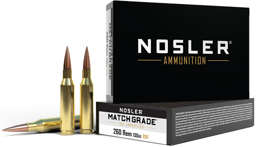 NOSLER Match 260rem 130gr Bthp