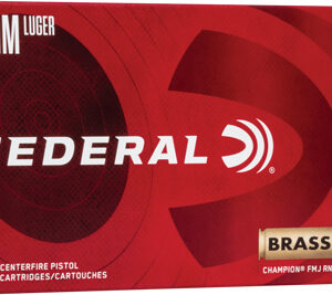 FEDERAL 9MM LUGER 115GR FMJ