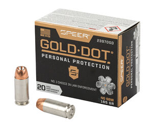 SPR GOLD DOT 40SW 165GR HP 20/200