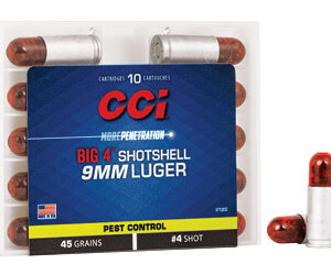 CCI 9MM #4 SHOTSHELL10/200