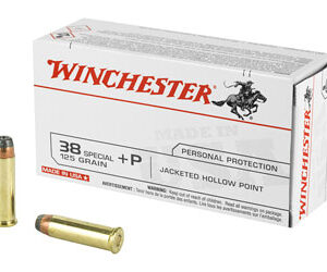 WIN USA 38SPL+P 125GR JHP 50/500