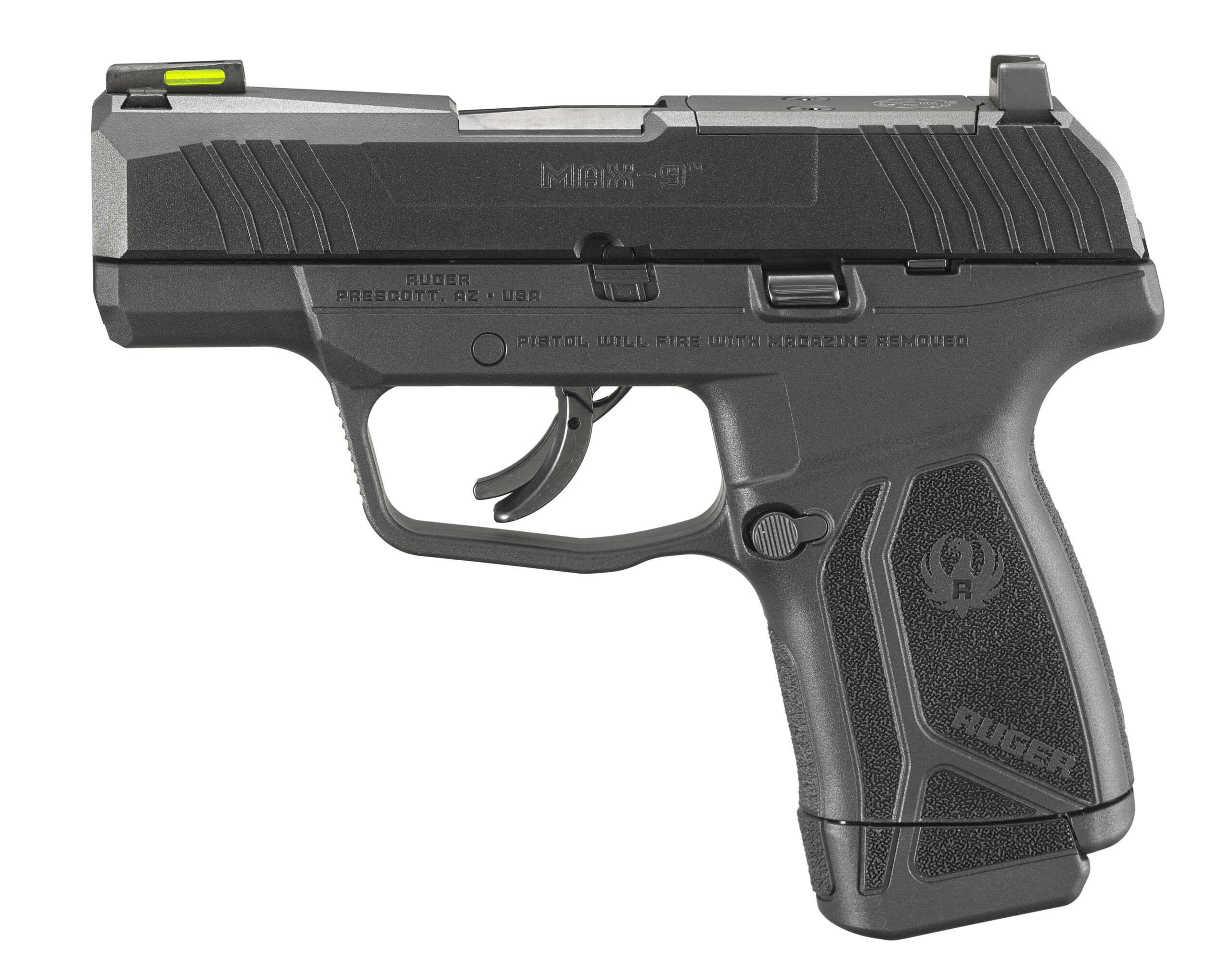 RUGER Max-9 Pro 9mm Blk/blk 12+1 As
