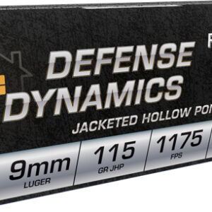 FIOCCHI 9MM LUGER 115GR JHP
