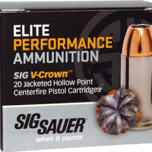 SIG 40 SW 165GR ELITE V-CROWN