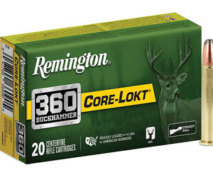 REM 360 BCKHMR 180GR CL SP 20/200