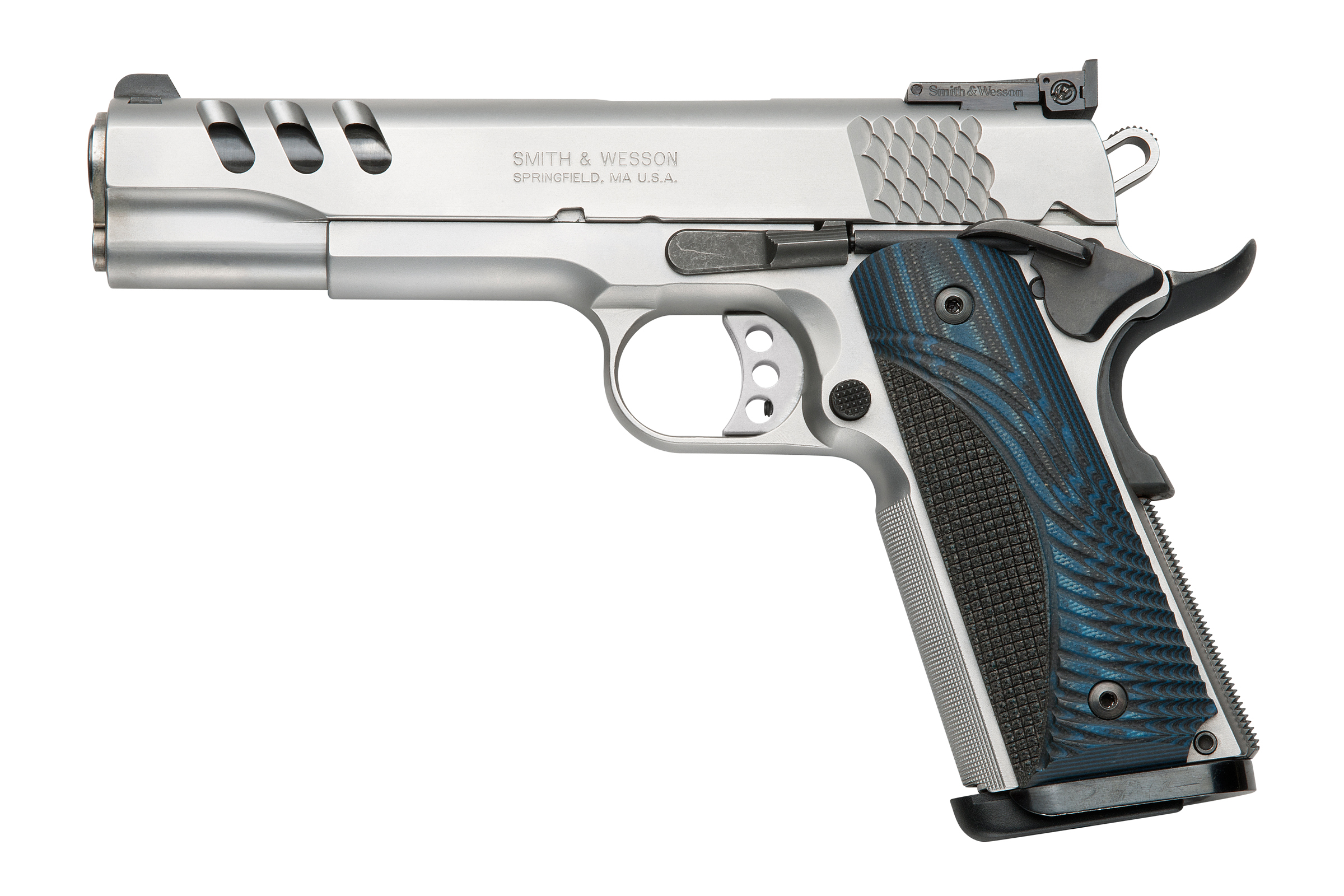 SMITH And Wesson Sw1911pc 45acp 8+1 5" Ss/g10