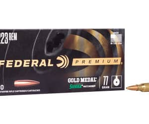 FED GOLD MDL 223REM 77GR BTHP 20/200
