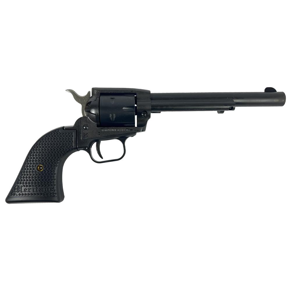 HERITAGE Rough Rider Steel Frame Handgun .22 Lr/.22 Wmr 6rd Capacity 6.5" Barrel Black Satin Finish Polymer Grips