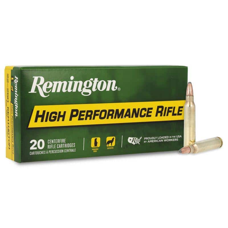 REMINGTON High Performance Rifle Ammunition .223 Rem 55 Gr Psp 3240 Fps 20/ct