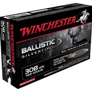 WINCHESTER SUPREME 308 WIN - 168GR SILVERTIP 20RD 10BX/CS