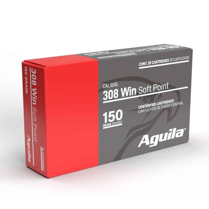 AGUILA Rifle Ammunition 308 Win 60gr Sp 2810 Fps 20/ct