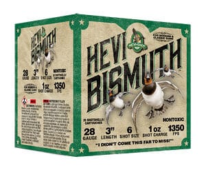 HEVI BISMUTH 28GA 3" 1OZ #6 25/250