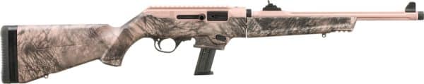 RUGER PC CARBINE ROSE 9MM - 17-SHOT THREADED BBL 1/2"-28