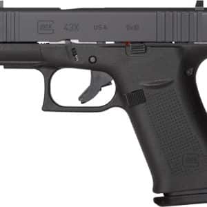 GLOCK 43X 9MM LUGER FS 10-SH - W/ AMERIGLO SIGHTS FRONT RAIL