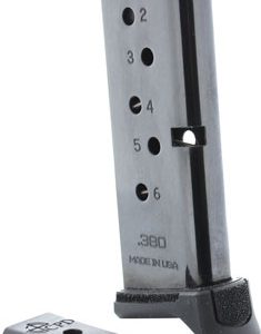 CPD MAGAZINE RUGER LCP - .380ACP 6RD GLOSS BLACK