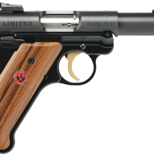 RUGER MKIV 22LR 4" BL/WD LIMITED AS