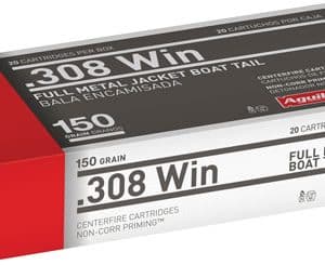 AGUILA 308 WIN 150GR FMJ-BT - 20RD 25BX/CS