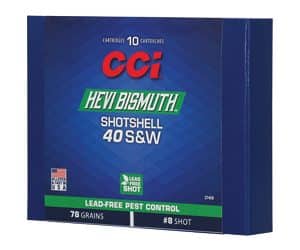 CCI 40 S&W BISMUTH SHOTSHELL 10/200