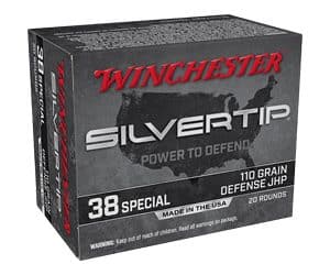 WIN SILVERTIP 38SPC 110GR HP 20/200