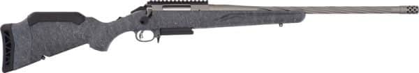 RUGER AMERICAN GENII 243 WIN - 20" GRAY GRAY SPLATER SYN
