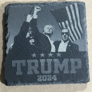 Trump Iconic Slate Coaster Set (Set of 4)