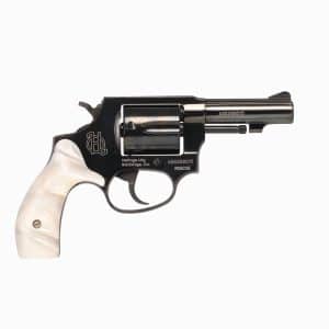 HERITAGE MANUFACTURING ROSCOE 38SPL BL/PEARL 3" 5RD