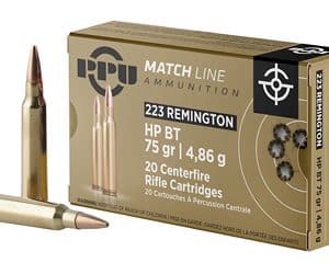 3PU .223 REM MATCH 75GR HPBT 20/1000