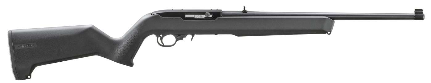 RUGER 10/22 Moe X22 Stock 18.5"bbl Non Threaded Black/blued 1-10rd Mag