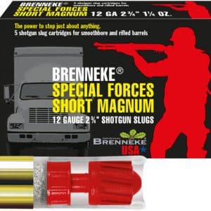 BRENNEKE USA SHORT MAG 12GA - 2.75" SLUG 5RD 50BX/CS