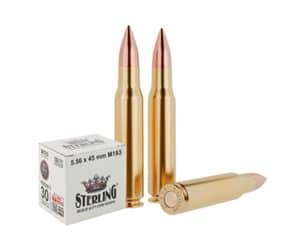 STERLING 5.56 M193 55GR FMJ 30/1500