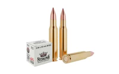 STERLING 5.56 M193 55gr Fmj 30/1500