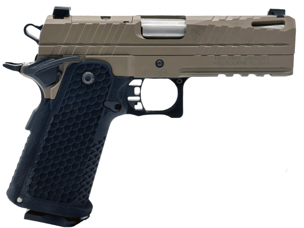 LFA Apollo 11 Compact Pistol - 9mm | FDE | 4.1" | 1x17rd Mag