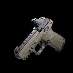 Kel-Tec P17 Pistol - OD Green | .22 LR | 3.8" Threaded Barrel | 16rd | Green Dot & Holster