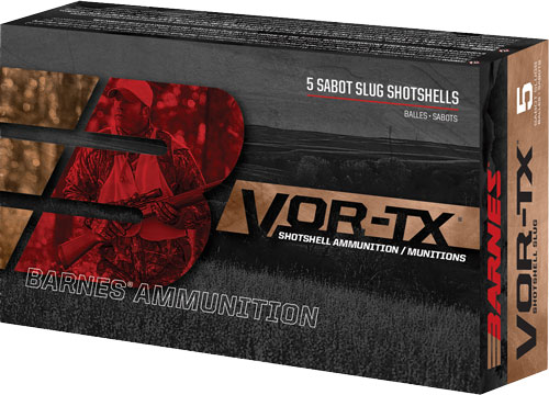 BARNES Vor-tx 12ga 2.75" 438gr - Expander Tip Slug 5rd 20bx/cs