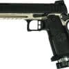 GLFA 1911DS SYNERGY 9MM 5" 20 - SHOT BLK SLIDE PLATINUM FRAME - Image 2