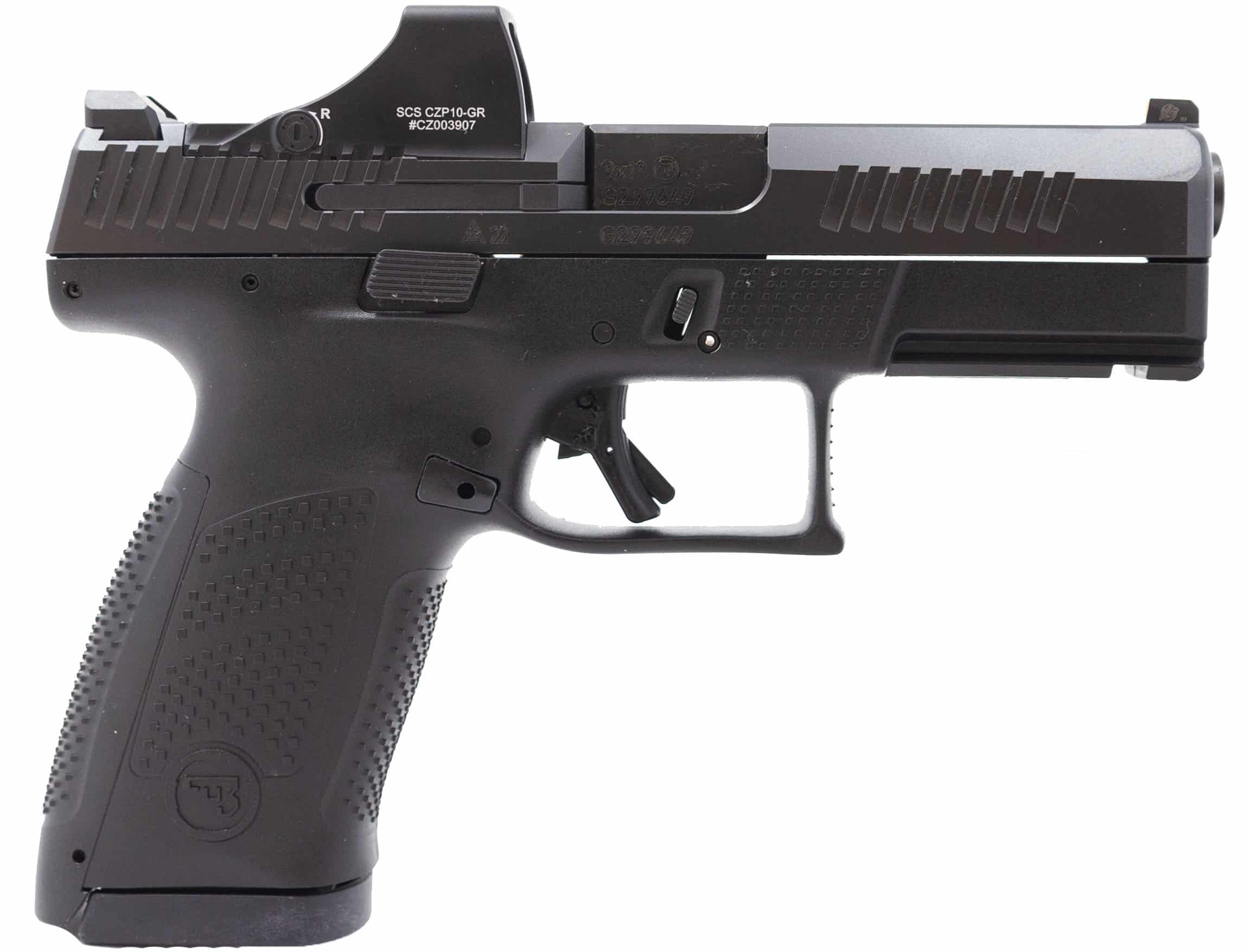 CZU P-10c 9mm 15r Blk Hls Nstl