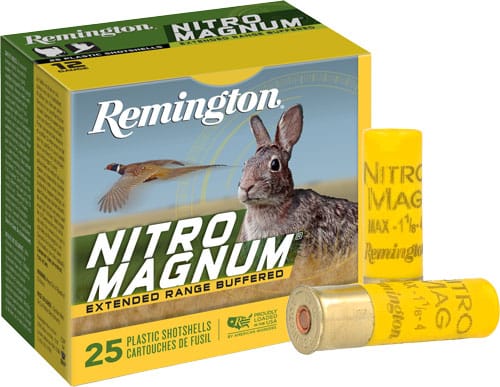 REMINGTON Nitro-mag 20ga 3" - 1-1/4oz #4 1185fps 25rd 10bx/c
