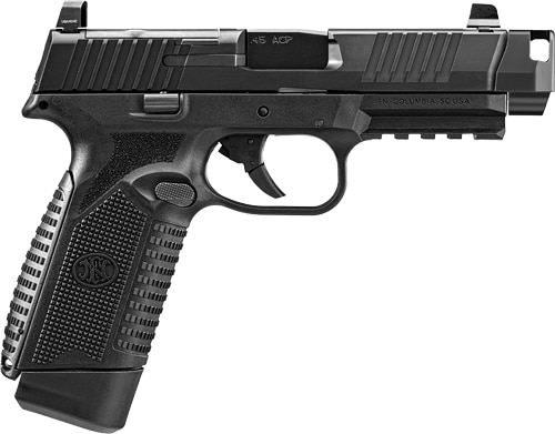 FN 545 Mrd Qd Compensator 45 - Acp Nms 2-10 Rd Mags Black