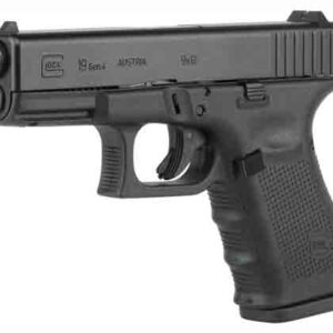GLOCK 19 9MM GEN4 FIXED SIGHT - 15RD BLACK USA MFG