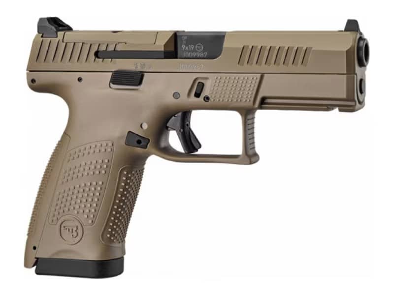 CZ-USA P-10 C 9mm Fde 15+1 4" Or