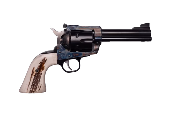 CNC RUGER PREMIER BLACKHAWK 45LC/45ACP COMES WITH BOTH CYLINDERS CASE HARDENED STAG GRIPS 1/200