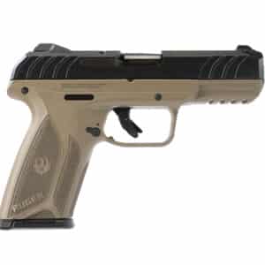 RUGER SECURITY9 9MM BK/FDE 3.9" 15+1