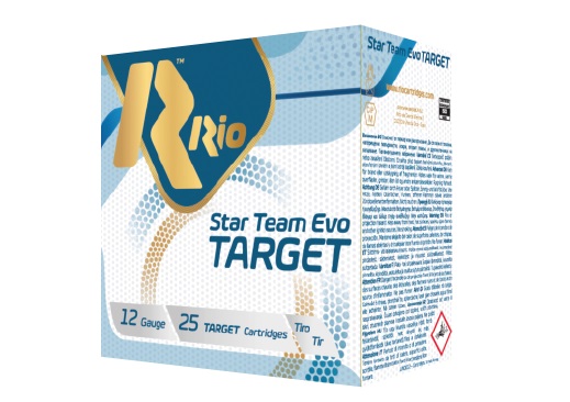Rio Star Team Target 24 Light 12ga 2.75 inch Shotgun Shells Low Recoil - #7.5 | 7/8 oz. | 1200 fps | 25rd Box