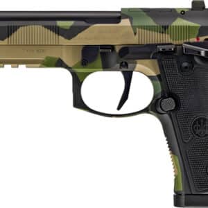 BERETTA 92XI SAO FS 9MM 4.7" - 18RND SPLINTER CAMO 2 MAGS