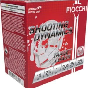 FIOCCHI SHOOTING DYNAMICS AMO 12GA 2.75 IN 1 OZ #9 1200FPS 25-RD (10 BOXES PER CASE)